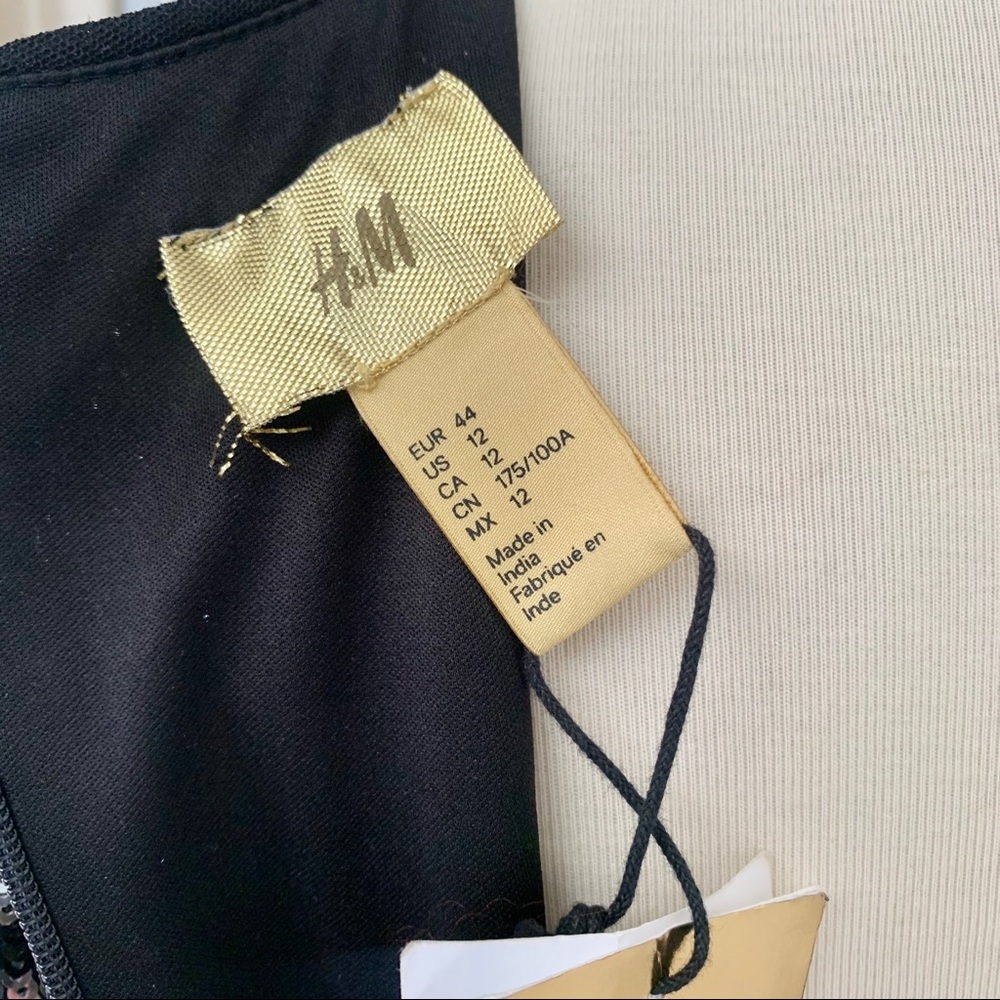 H&M black and silver sequin dress - Picture 6 of 6